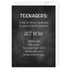 Teenagers: NZ Made Greeting Card, Clearance, Fun, by Icandy Design Ltd
