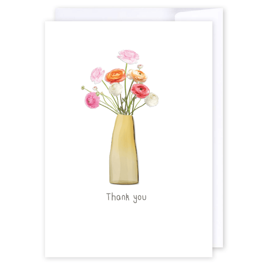 Thank you flowers: NZ Made Greeting Card, Appreciation, Best sellers, Thank you by iCandy Publishing