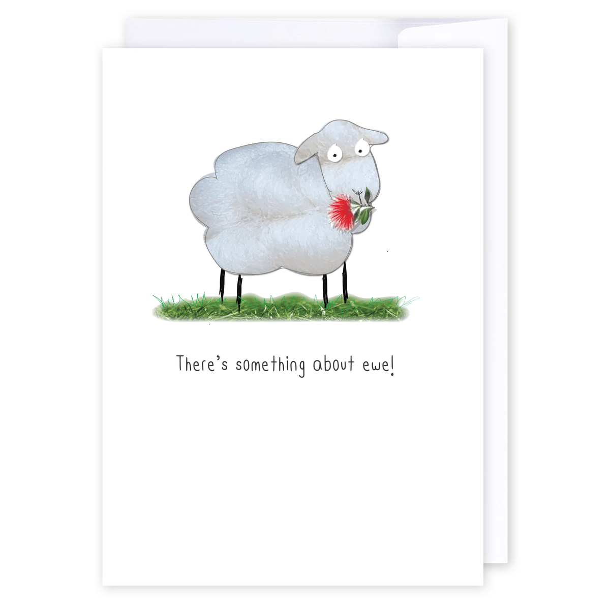 There's Something about Ewe: NZ Made Greeting Card, Appreciation, Kiwiana, Love by iCandy Publishing