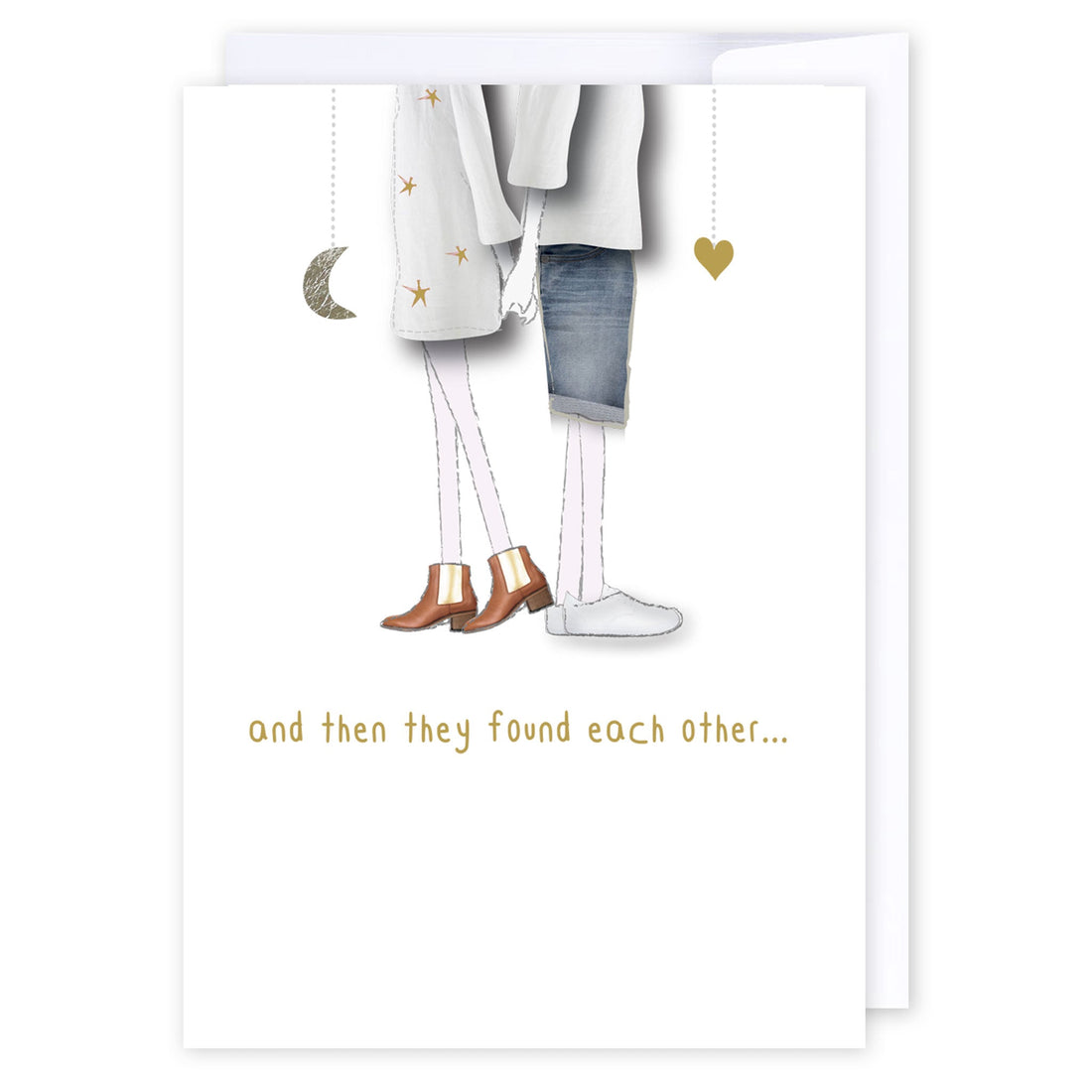 They found eachother: NZ Made Greeting Card, Clearance, Love, Wedding by Icandy Design Ltd