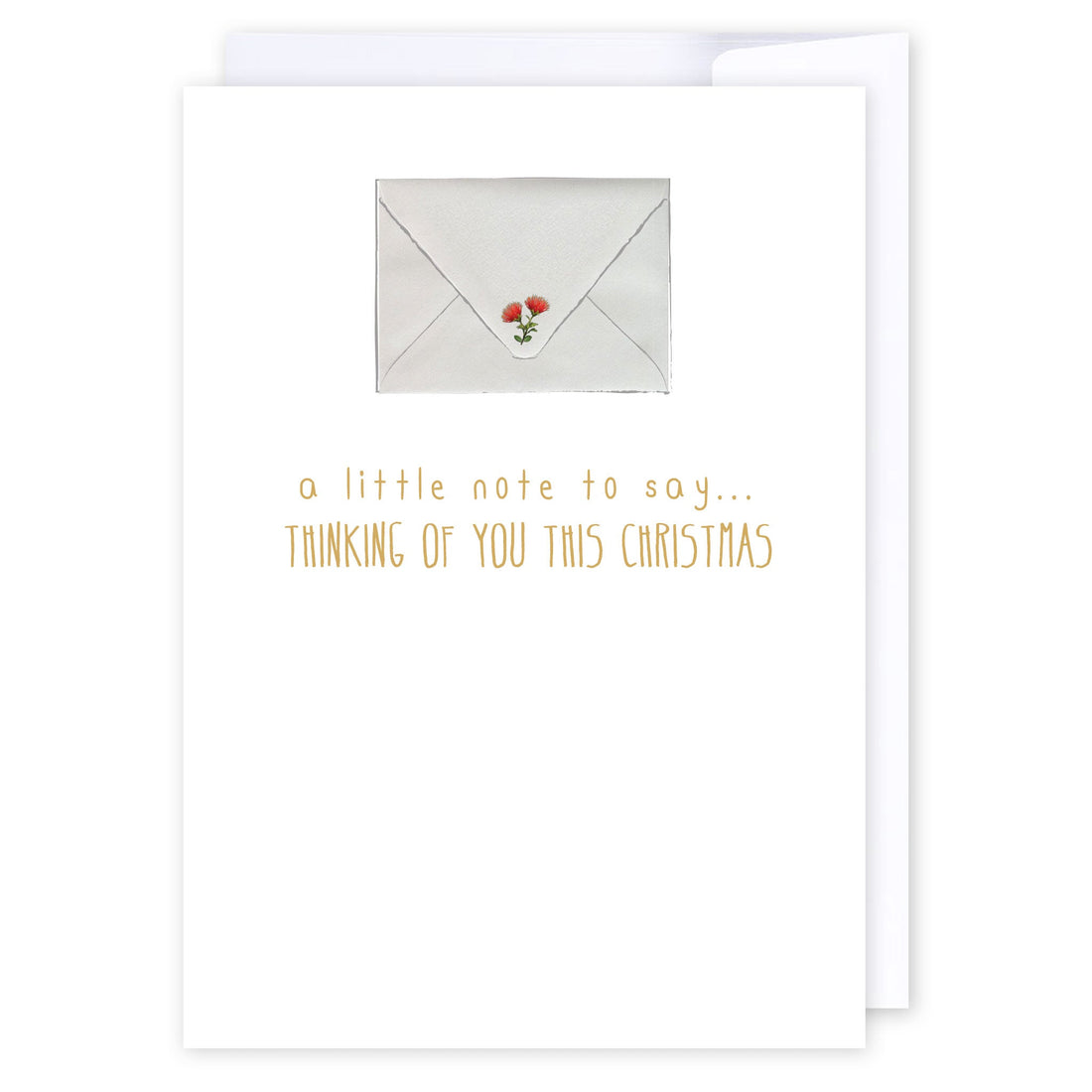 Thinking Of You Christmas: NZ Made Greeting Card, Christmas, Kiwiana, by Icandy Design Ltd