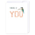 Thinking of you Kingfisher: NZ Made Greeting Card, Kiwiana, Thinking of you, by Icandy Design Ltd