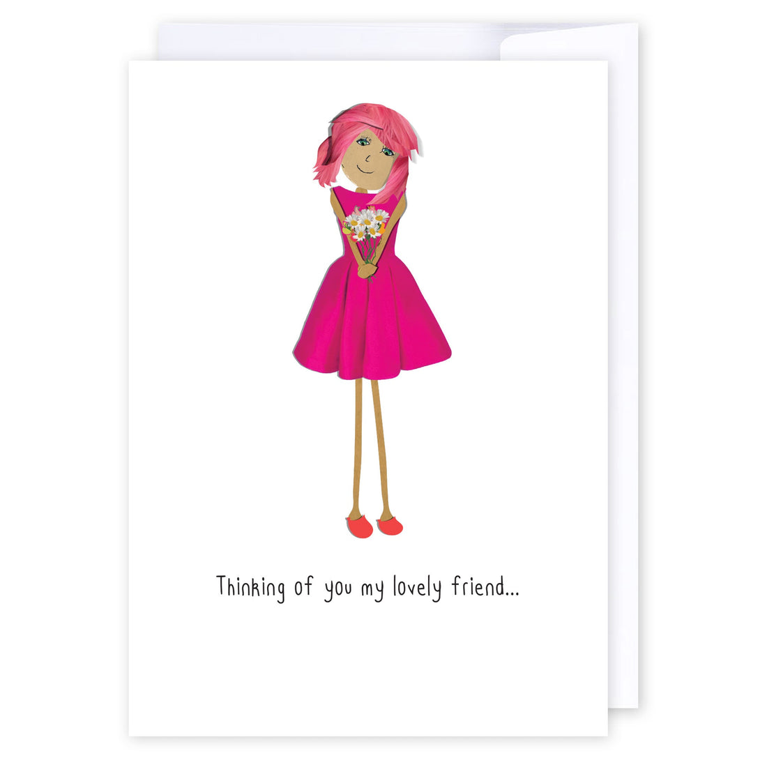 Thinking of you lovely friend: NZ Made Greeting Card, Best sellers, Lisa&