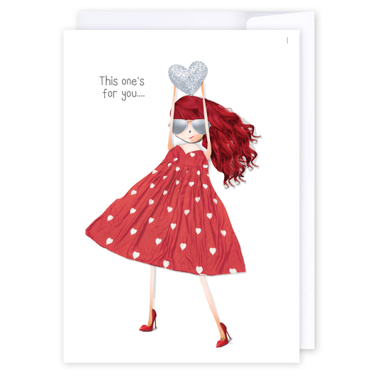 This one's for you: NZ Made Greeting Card, Hilda & Co., Love, New by iCandy Publishing