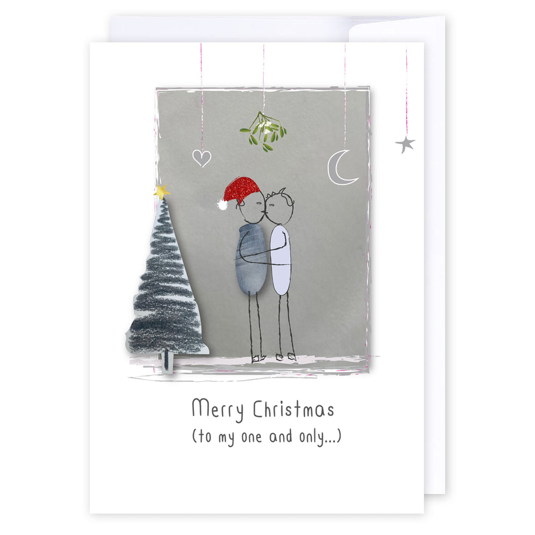 To my one and only: NZ Made Greeting Card, Christmas, Clearance, by Icandy Design Ltd