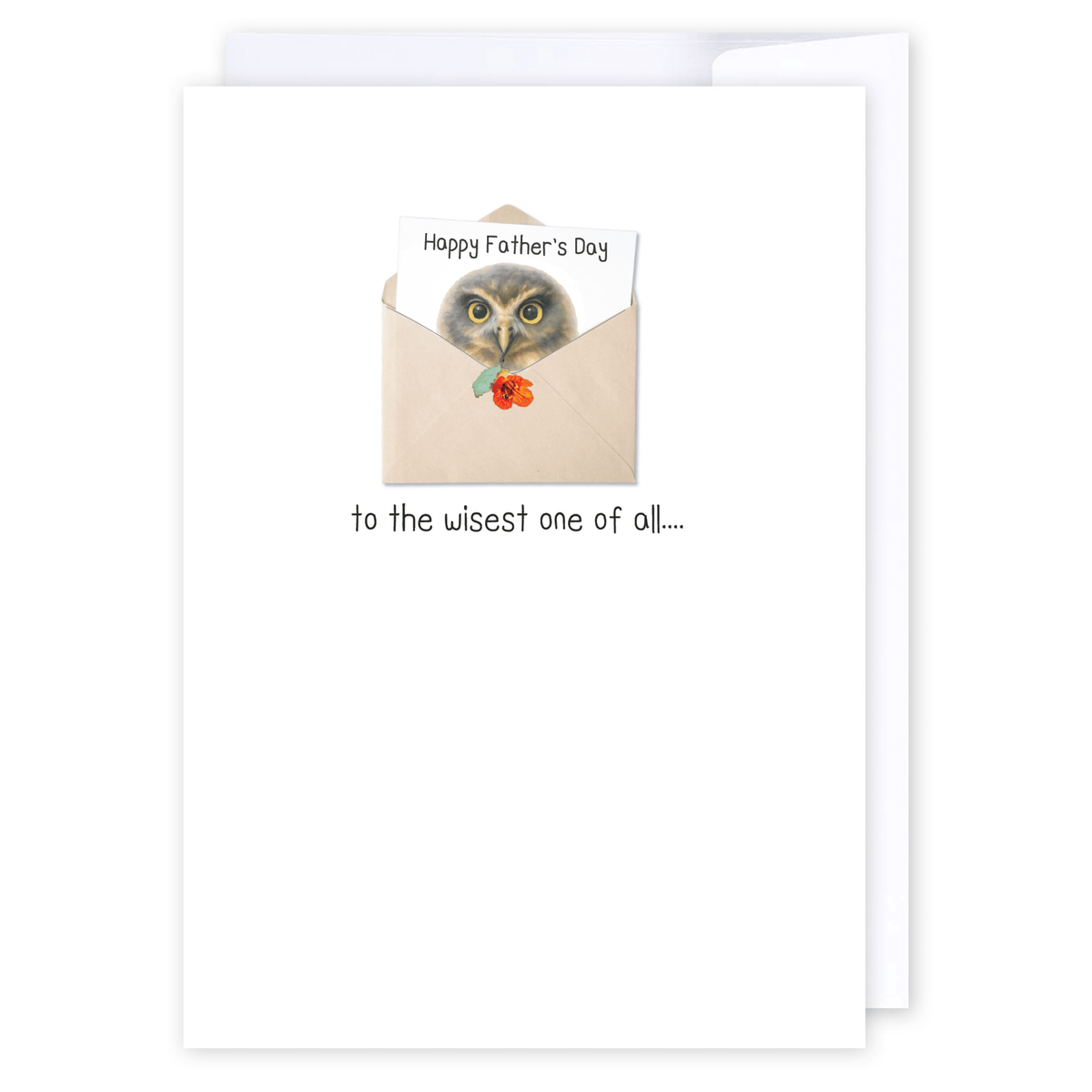 To the wisest one of all: NZ Made Greeting Card, Dads, Father's Day, Jandal & Ink by iCandy Publishing