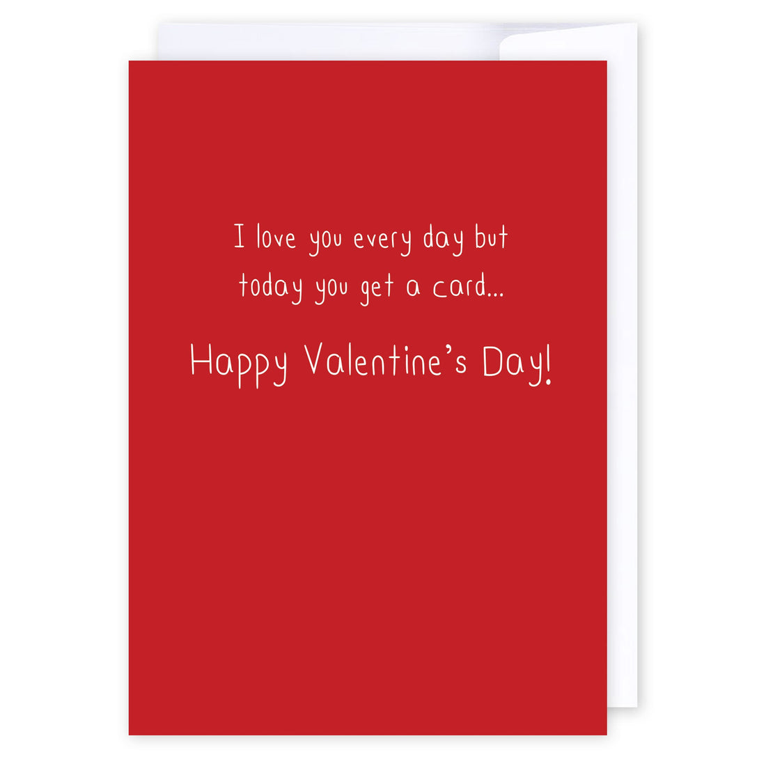 Today You Get A Card - Valentines: NZ Made Greeting Card, Valentines, , by iCandy Publishing