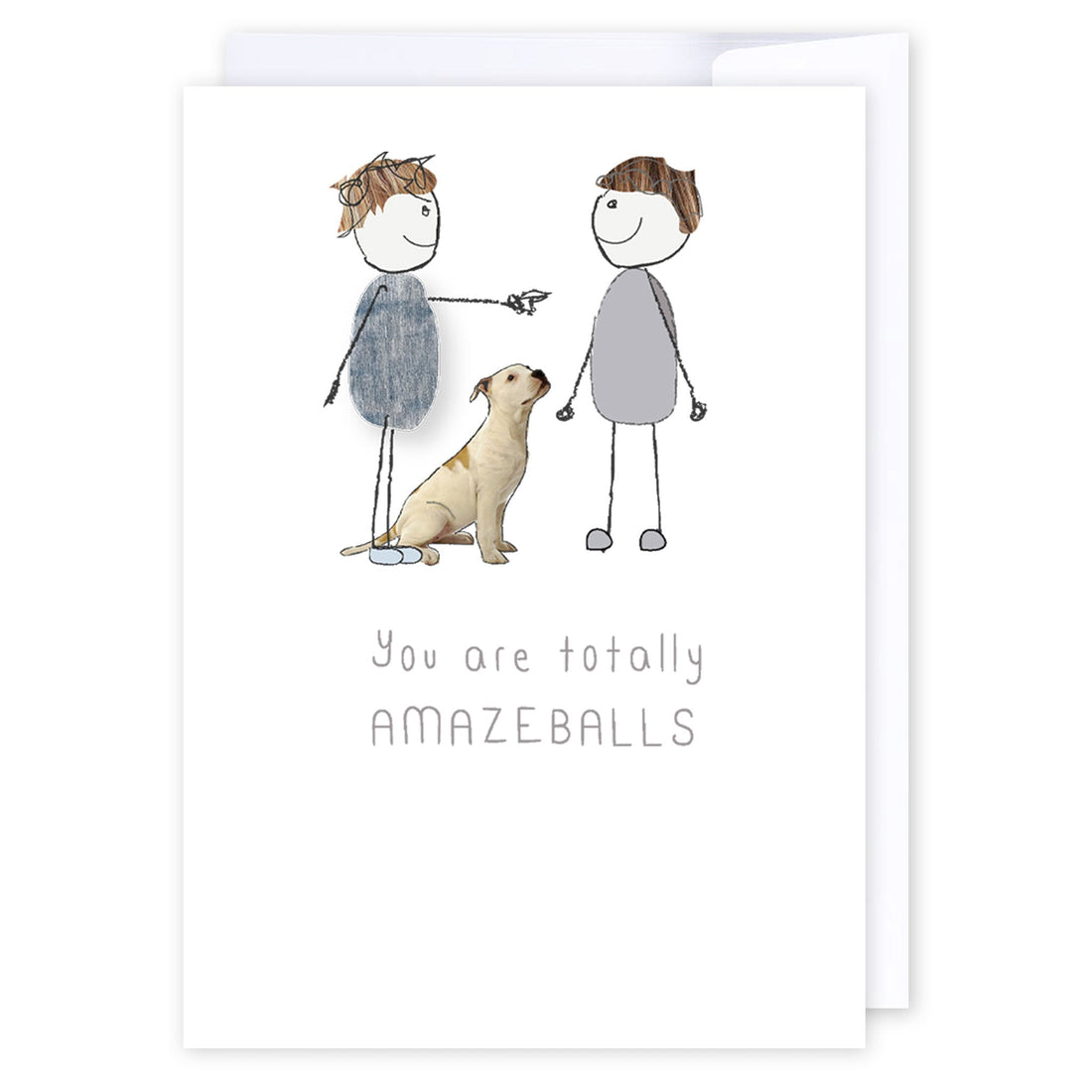 Totally amazeballs!: NZ Made Greeting Card, Compliments, , by Icandy Design Ltd