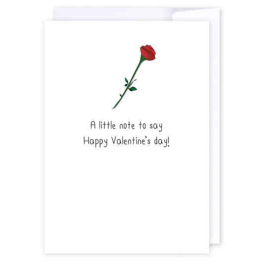 Valentine's Day Rose: NZ Made Greeting Card, Valentines, , by iCandy Publishing