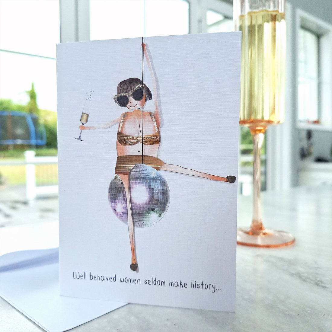 Well behaved women: NZ Made Greeting Card, For Her, Fun, Inspiration by Icandy Design Ltd