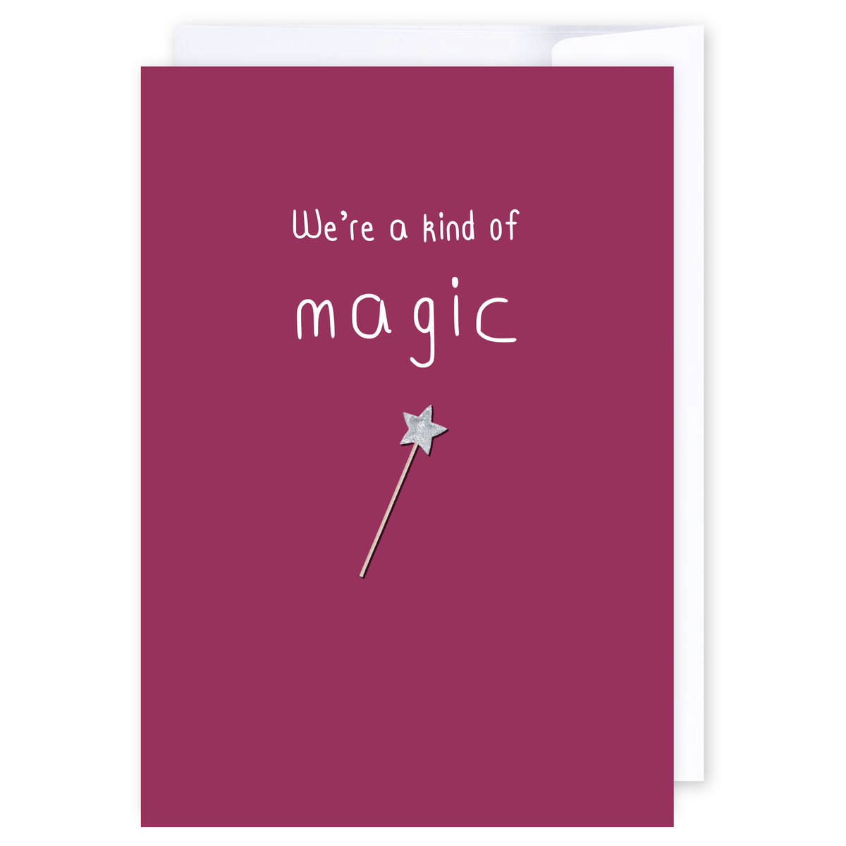 We're a kind of magic: NZ Made Greeting Card, Lisa's letters, New, Valentines by iCandy Publishing