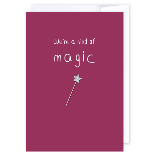 We're a kind of magic: NZ Made Greeting Card, Lisa's letters, New, Valentines by iCandy Publishing