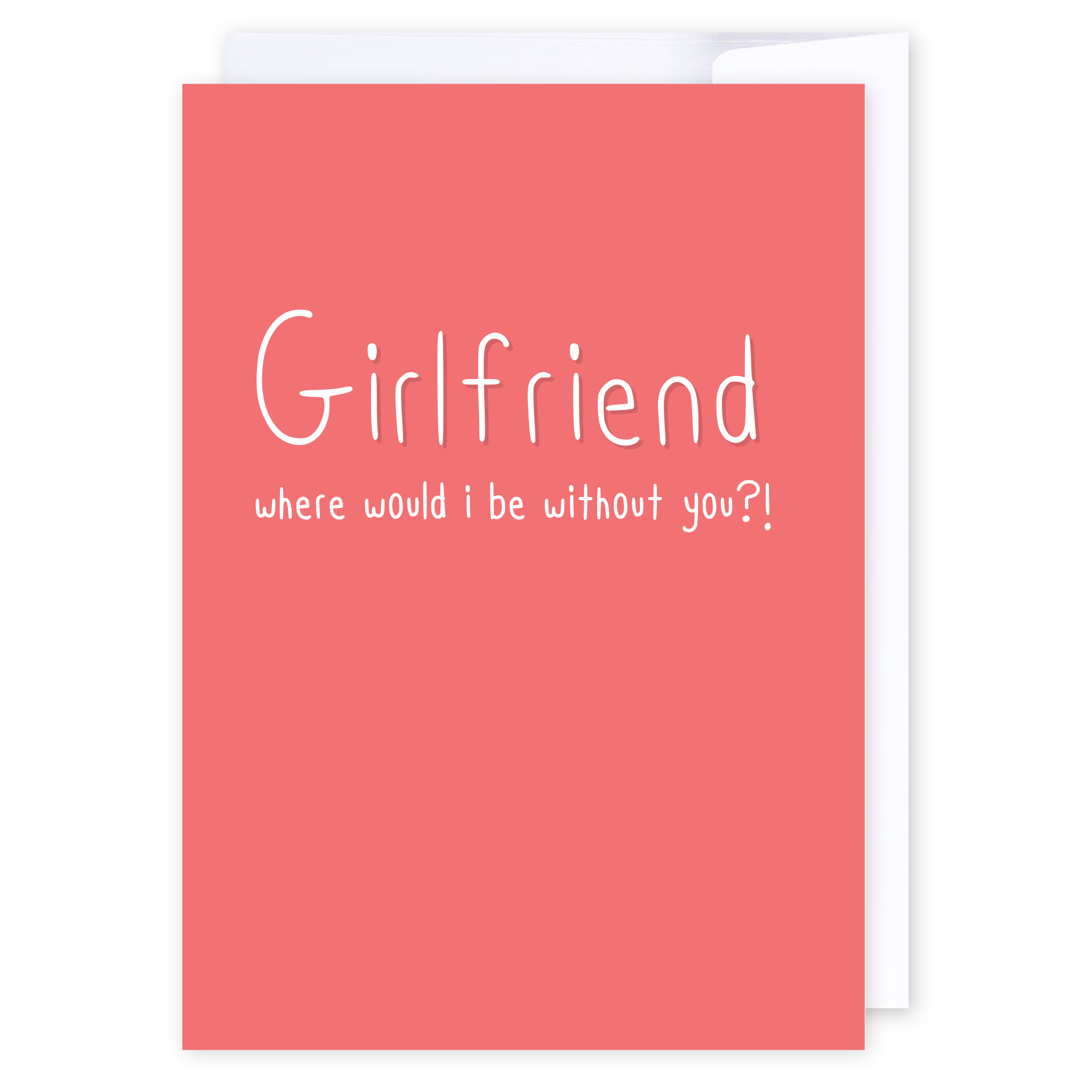 Where would I be without you: NZ Made Greeting Card, Friendship, Inspiration, Lisa&