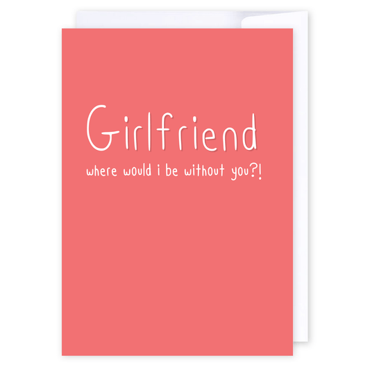 Where would I be without you: NZ Made Greeting Card, Friendship, Inspiration, Lisa's letters by iCandy Publishing