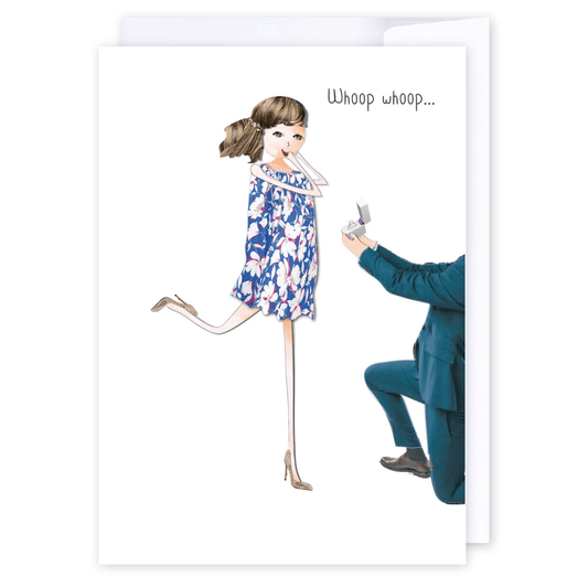 Whoop Whoop Proposal: NZ Made Greeting Card, Anniversary, Lisa's letters, Love by iCandy Publishing