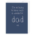 Wonderful dad: NZ Made Greeting Card, Birthday, Dads, by Icandy Design Ltd