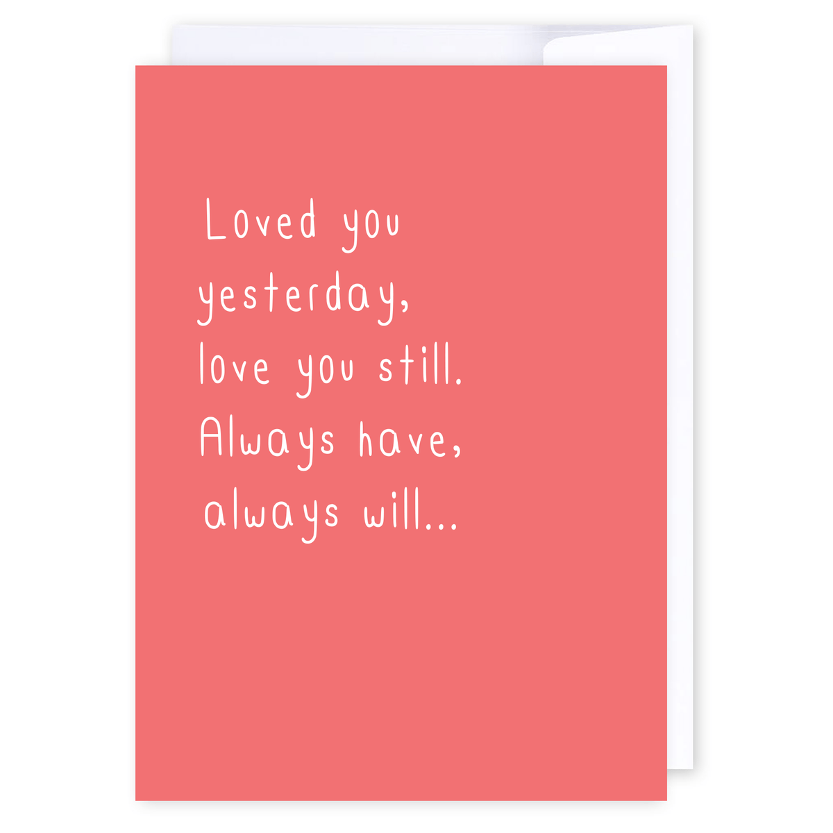 Yesterday: NZ Made Greeting Card, Best sellers, Lisa's letters, Love by iCandy Publishing