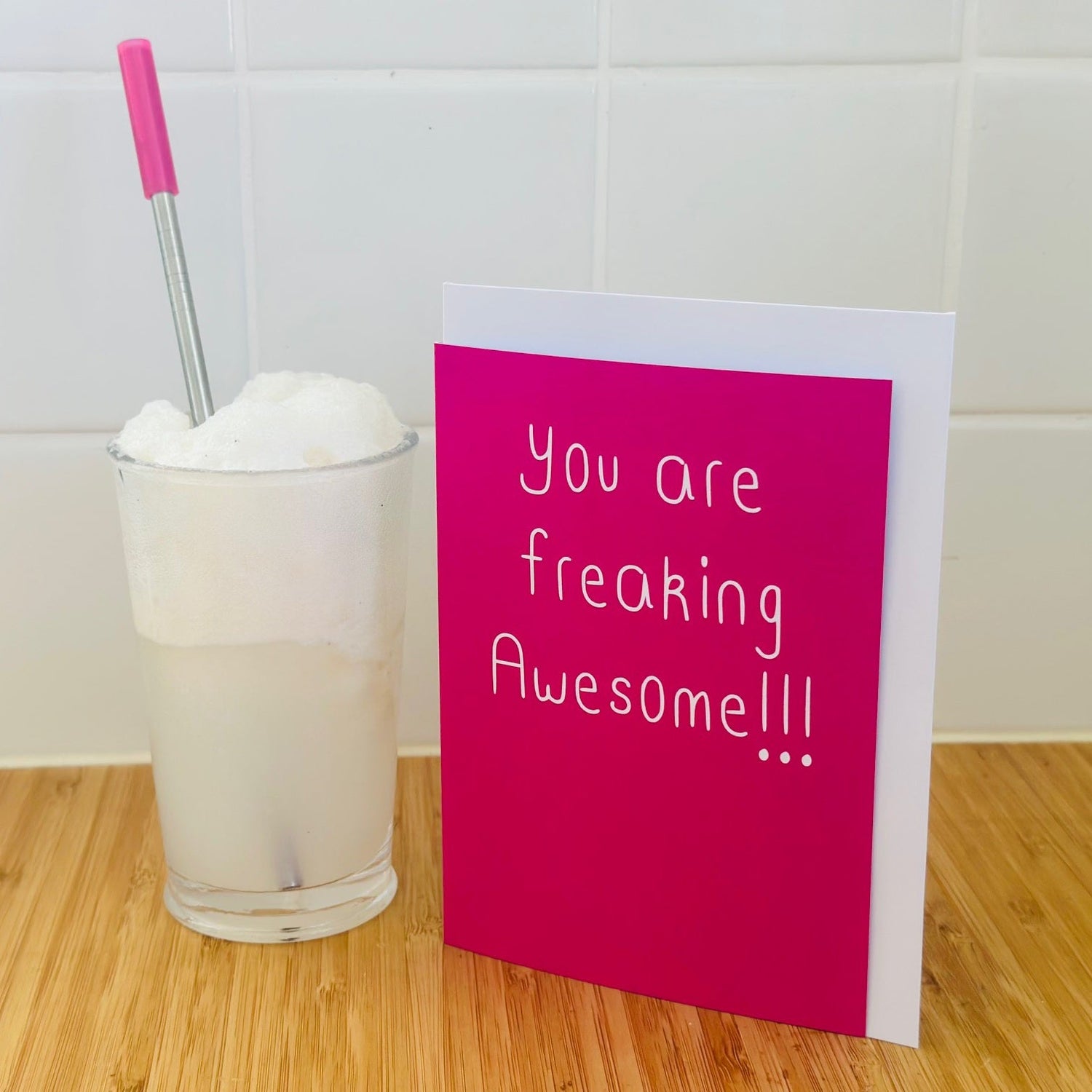 You are freaking awesome!: NZ Made Greeting Card, Compliments, , by Icandy Design Ltd