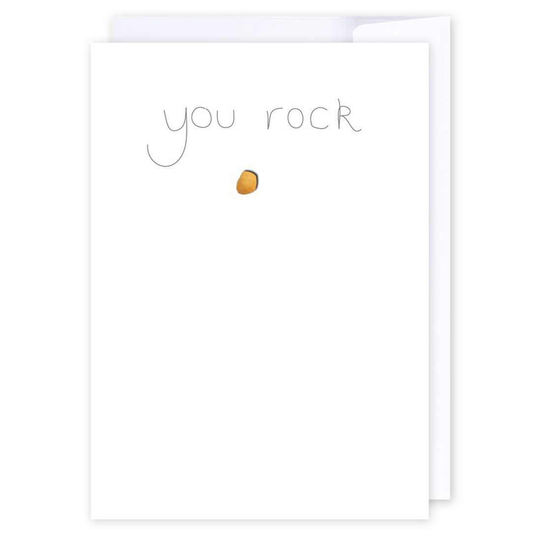 You rock: NZ Made Greeting Card, Clearance, Compliments, by Icandy Design Ltd