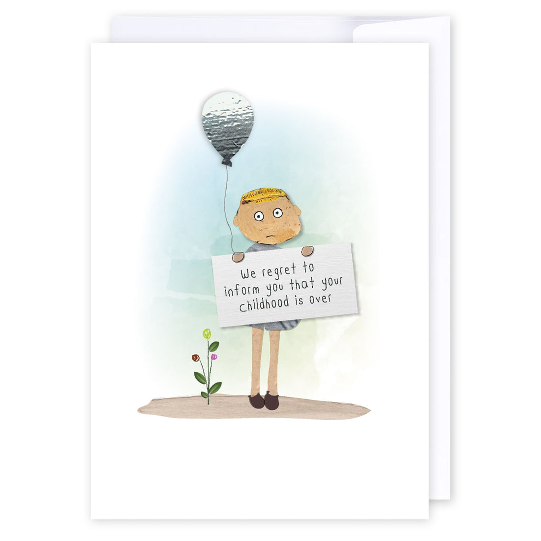 Your childhood is over: NZ Made Greeting Card, Best sellers, Birthday, For Him by Icandy Design Ltd