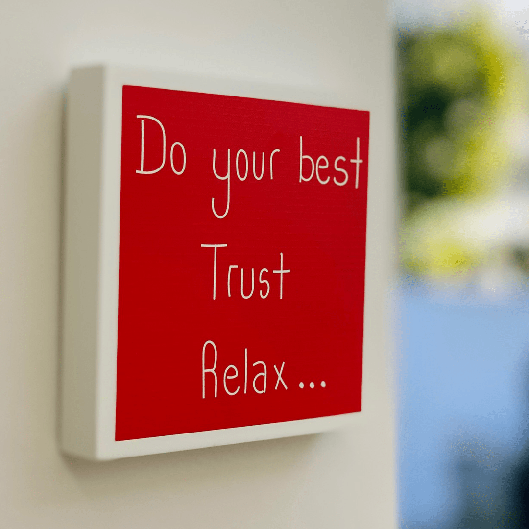 Art block - Do your best: NZ Made Greeting Card, , , by Icandy Design Ltd