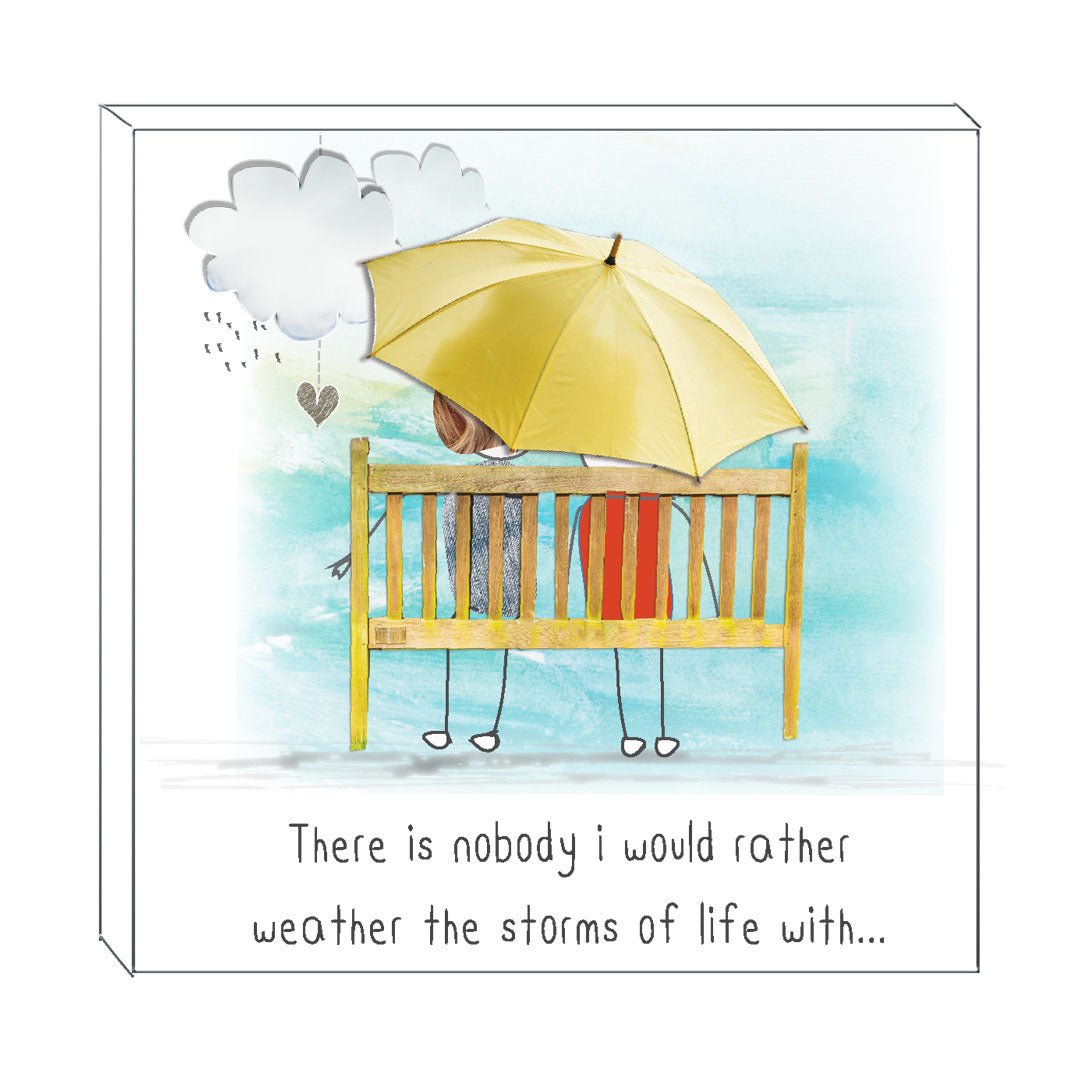Art Block - Weather The Storms: NZ Made Greeting Card, , , by Icandy Design Ltd