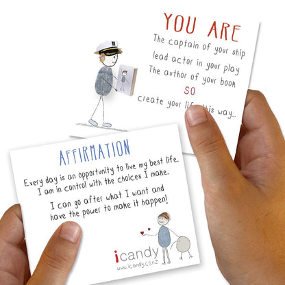 Everyday Inspiration Positivity Pack: NZ Made Greeting Card, , , by Icandy Design Ltd