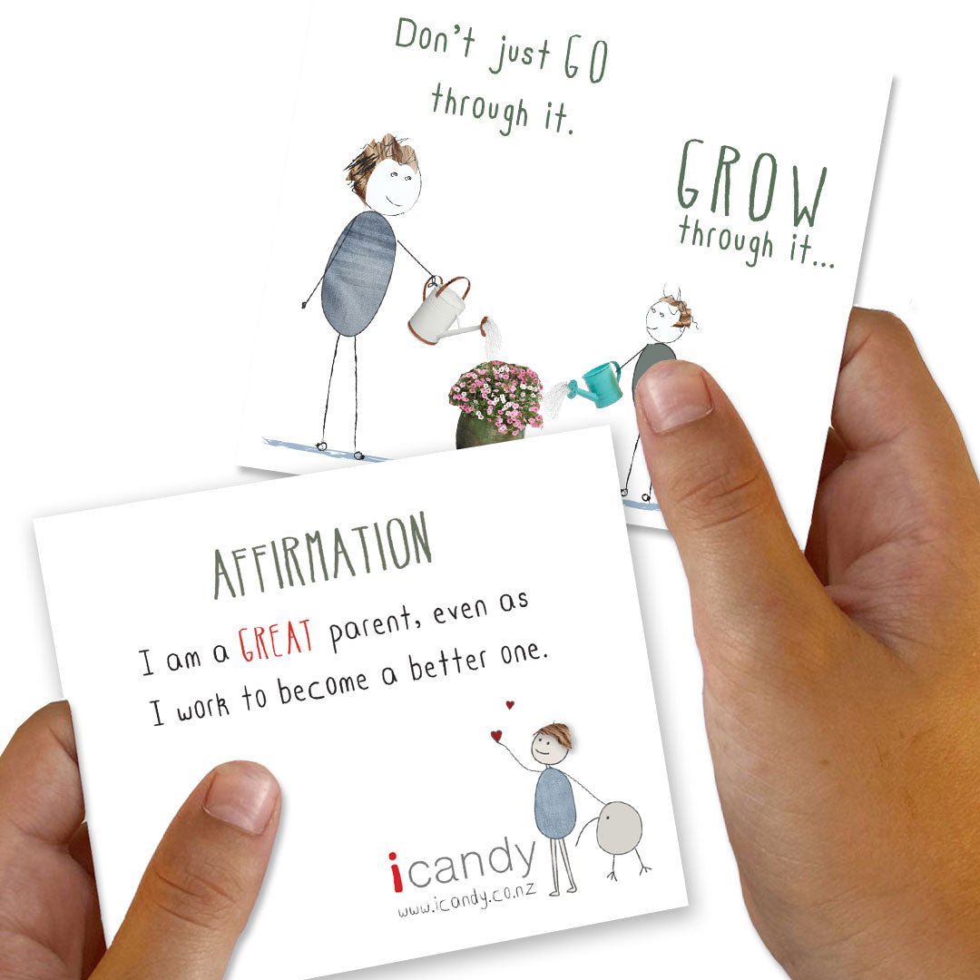 Positivity Pack - Positivity For Parents: NZ Made Greeting Card, , , by Icandy Design Ltd