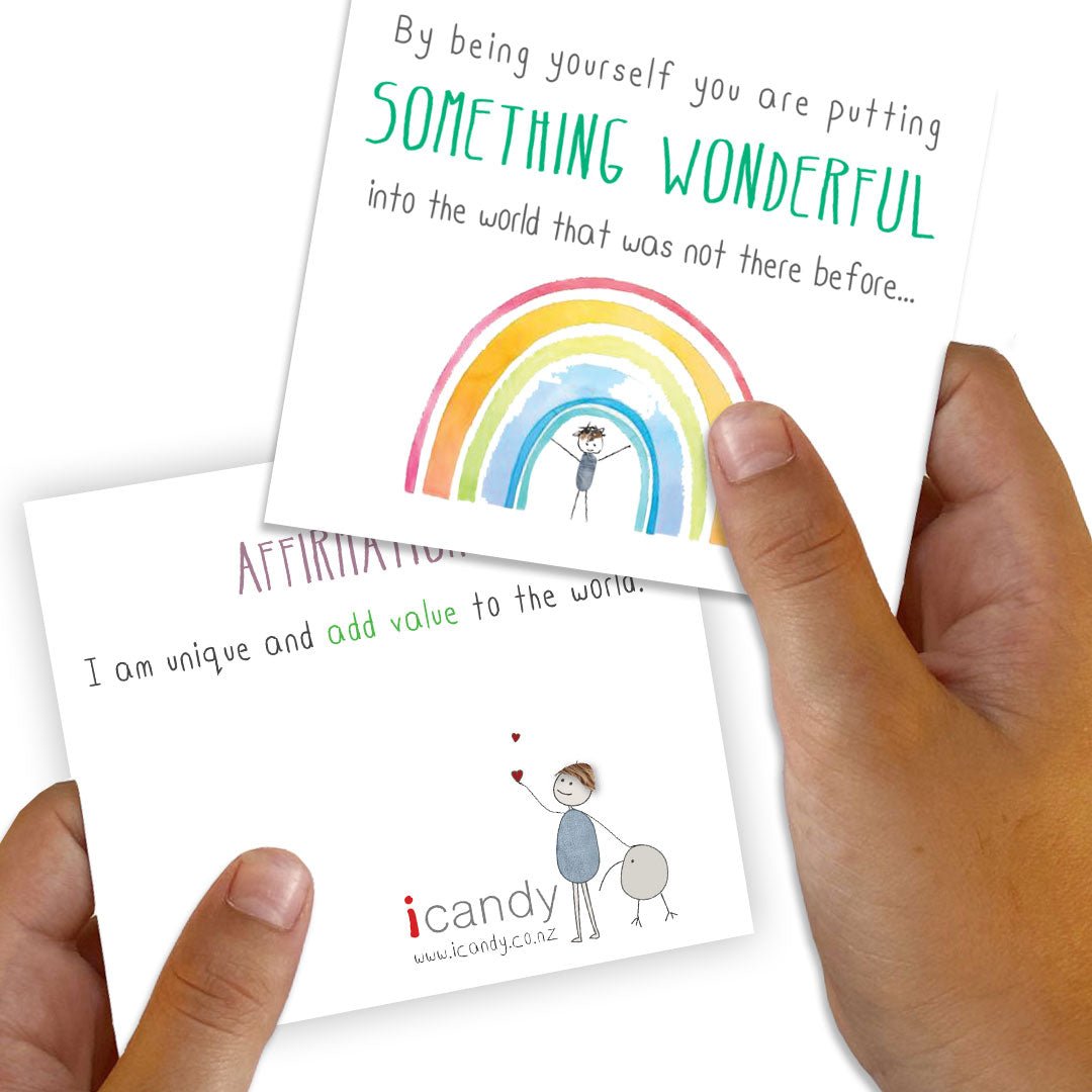 Positivity Pack - Top Tips For Teens: NZ Made Greeting Card, , , by Icandy Design Ltd