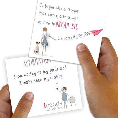 Positivity Pack - Top Tips For Teens: NZ Made Greeting Card, , , by Icandy Design Ltd