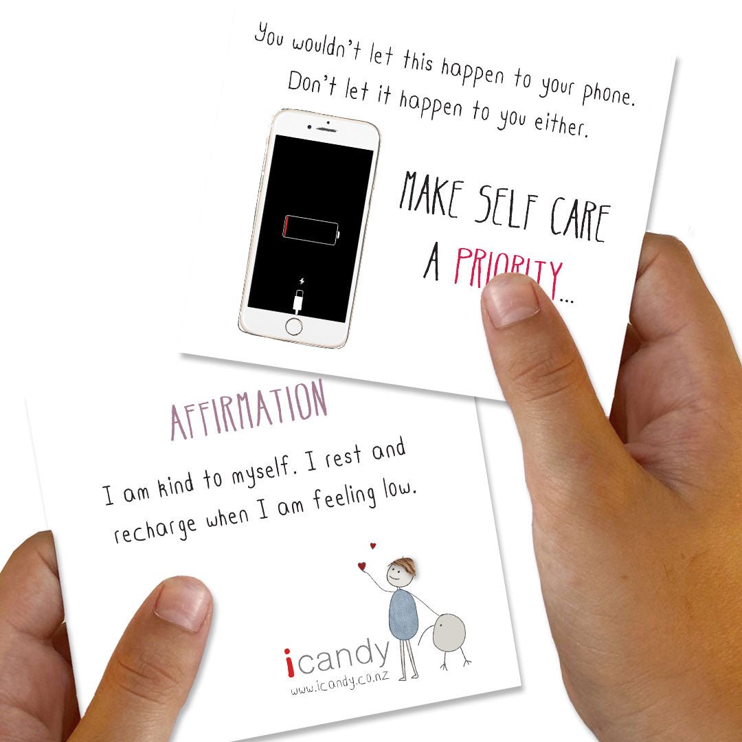 Positivity Pack - Top Tips For Teens: NZ Made Greeting Card, , , by Icandy Design Ltd