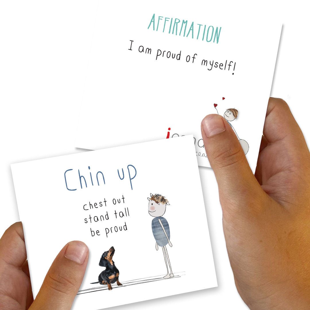 Positivity Pack - Wise Words For Young Minds: NZ Made Greeting Card, , , by Icandy Design Ltd