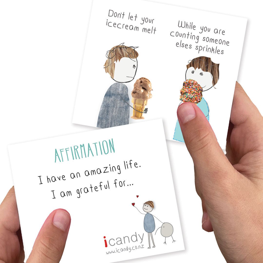 Positivity Pack - Wise Words For Young Minds: NZ Made Greeting Card, , , by Icandy Design Ltd