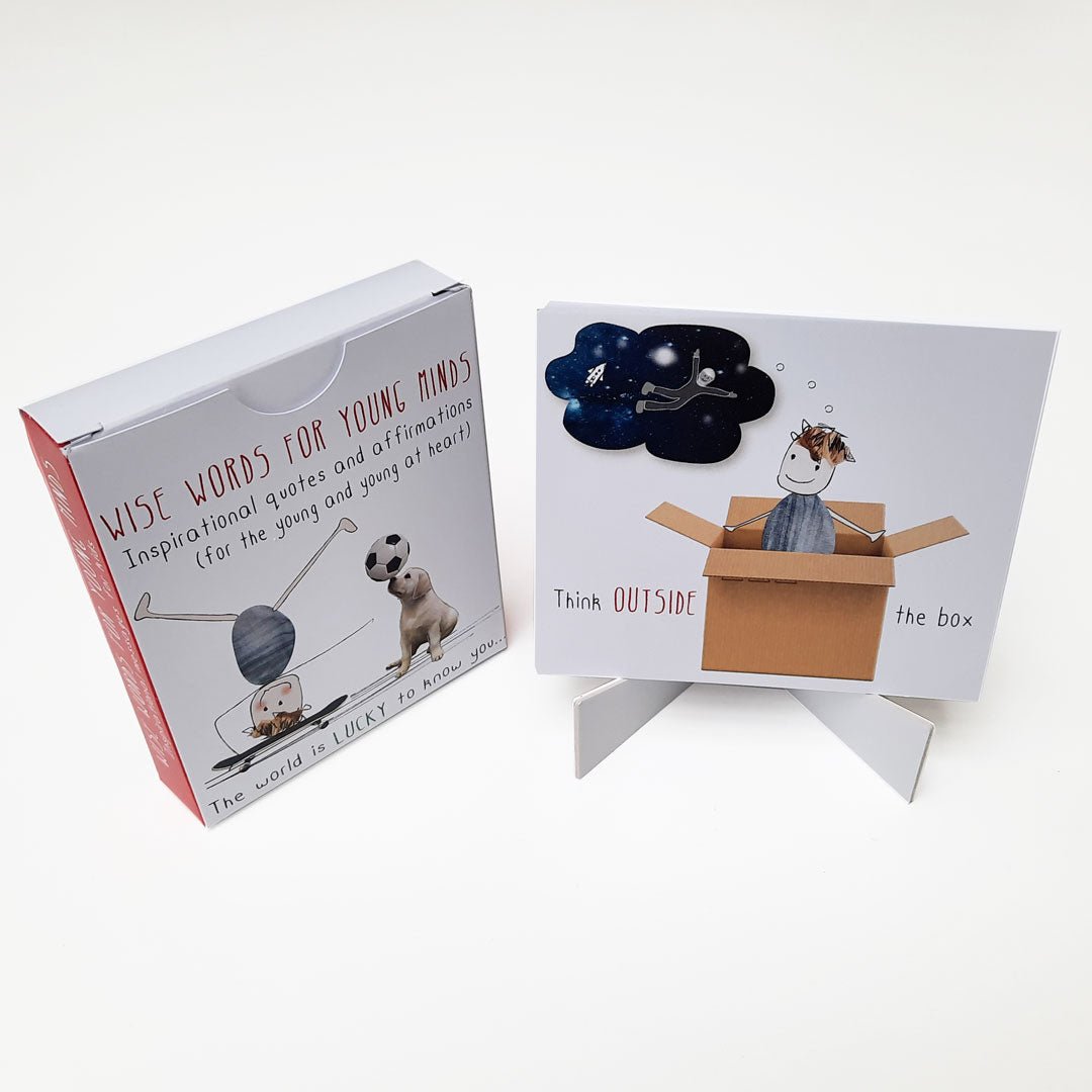 Positivity Pack - Wise Words For Young Minds: NZ Made Greeting Card, , , by Icandy Design Ltd